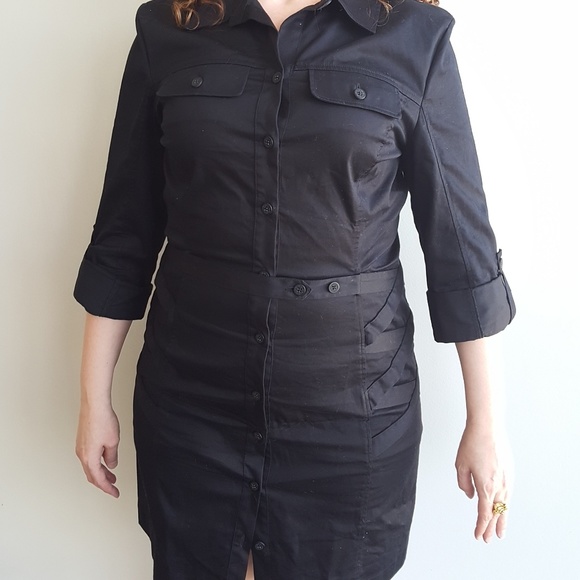 Nicole by Nicole Miller Dresses & Skirts - Black Button-down Dress